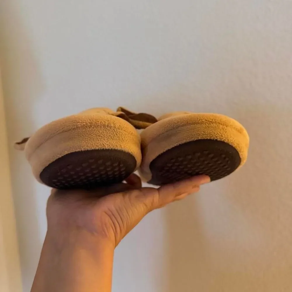 Pokemon Brown and Tan Slippers